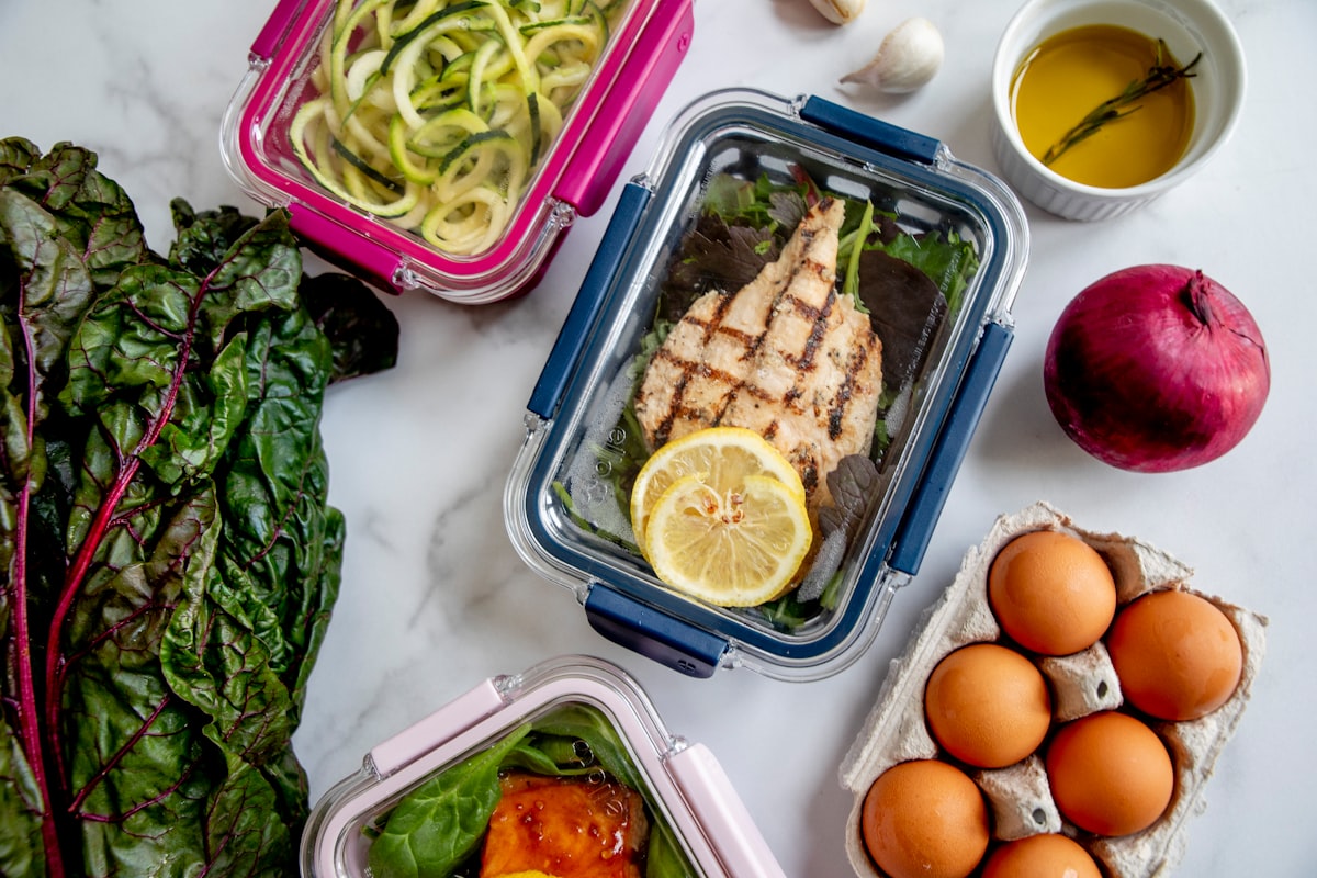 High-protein grilled chicken meal